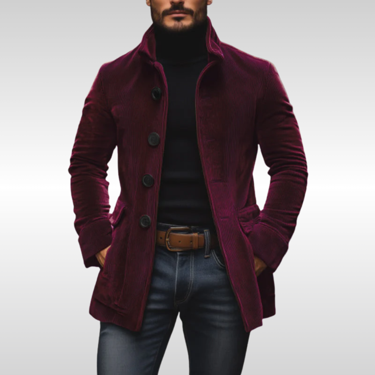 Men’s Classic Button Vest | Knitted
