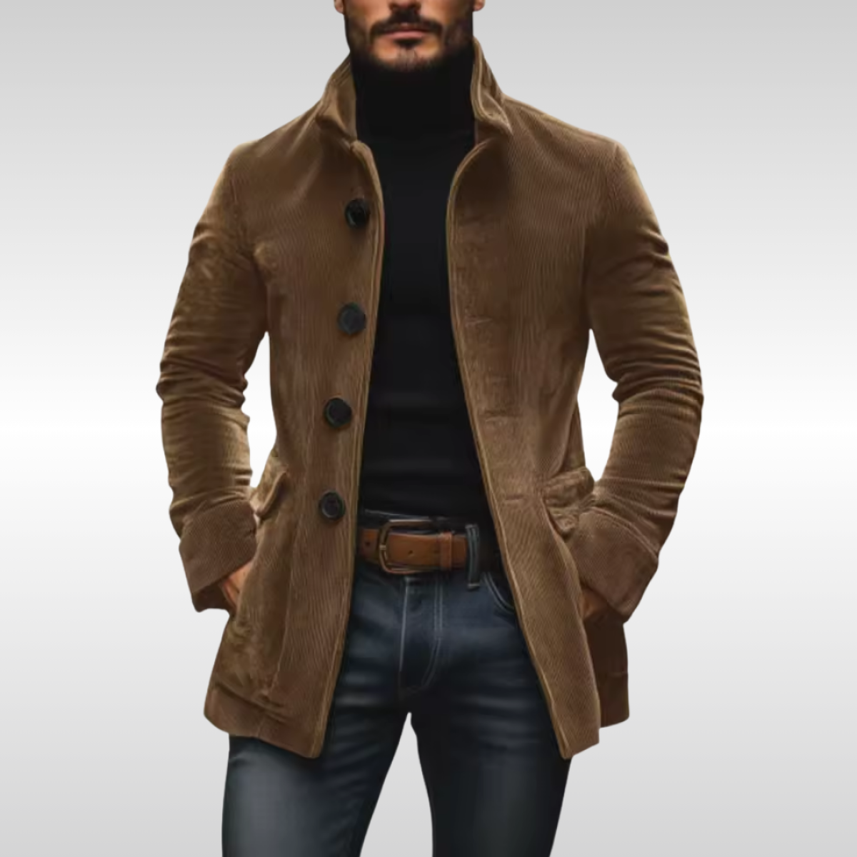 Men’s Classic Button Vest | Knitted