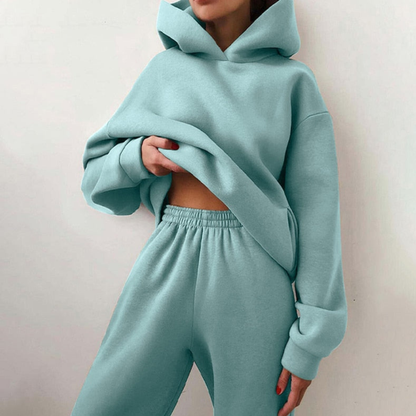 Women’s Two Piece Tracksuit | Hooded Set