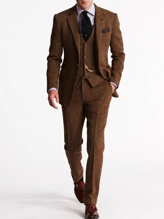 Men’s Three Piece Tuxedo | Tailored Fit
