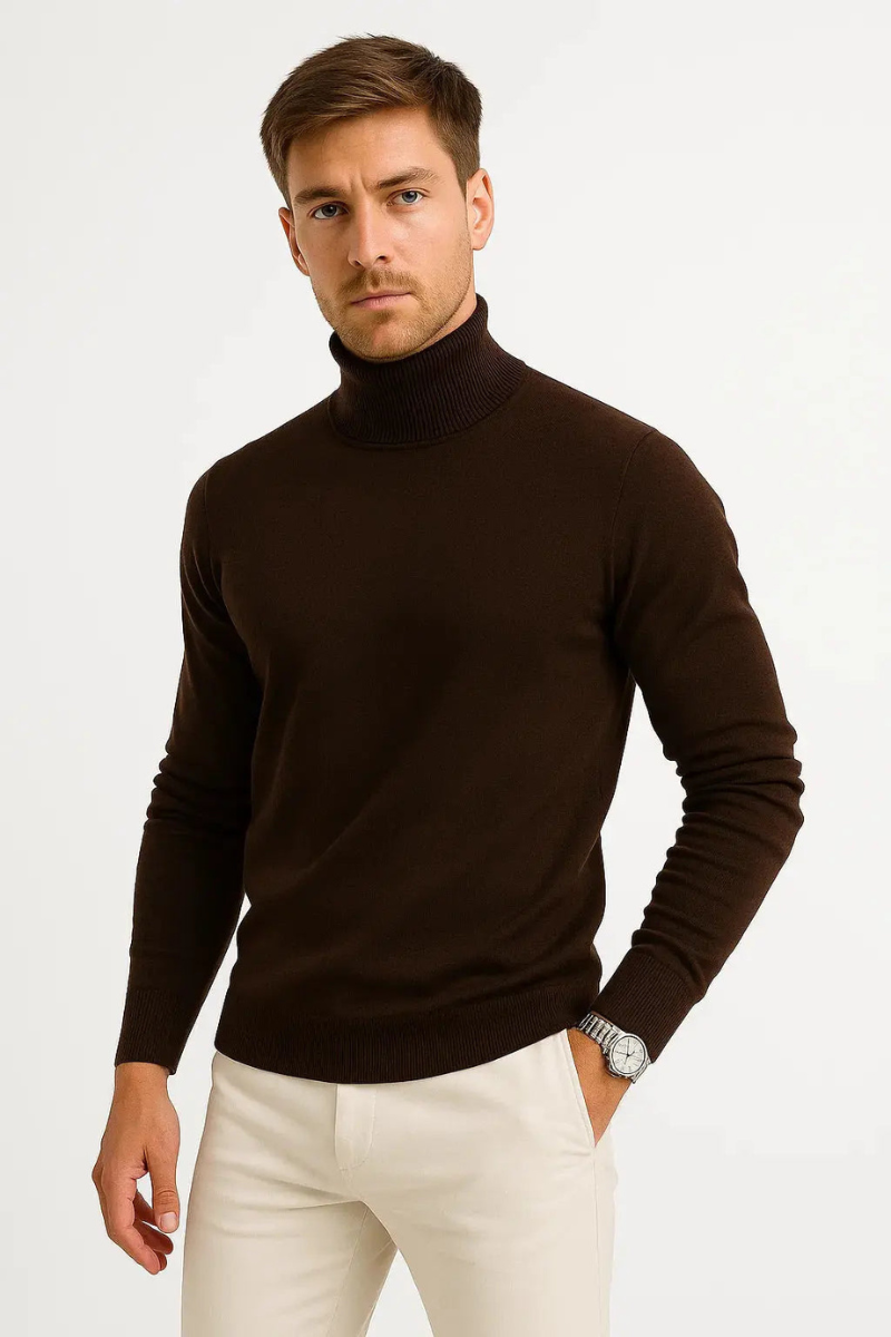 Men’s Turtleneck Sweater | Classic Fit