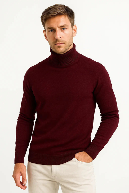 Men’s Turtleneck Sweater | Classic Fit