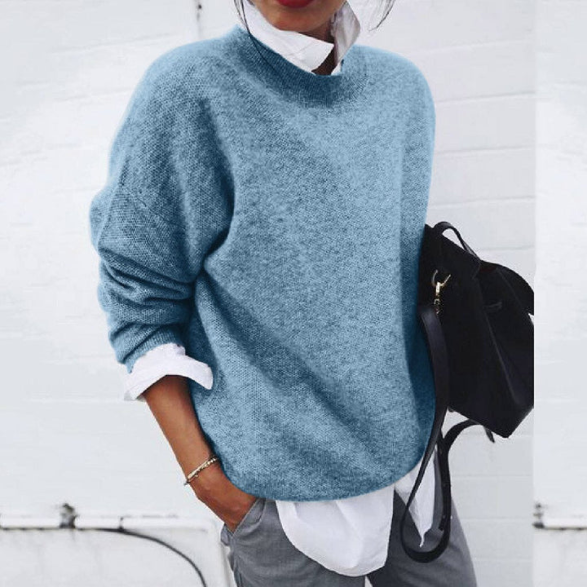 Women’s Crew Neck Sweater | Classic Fit