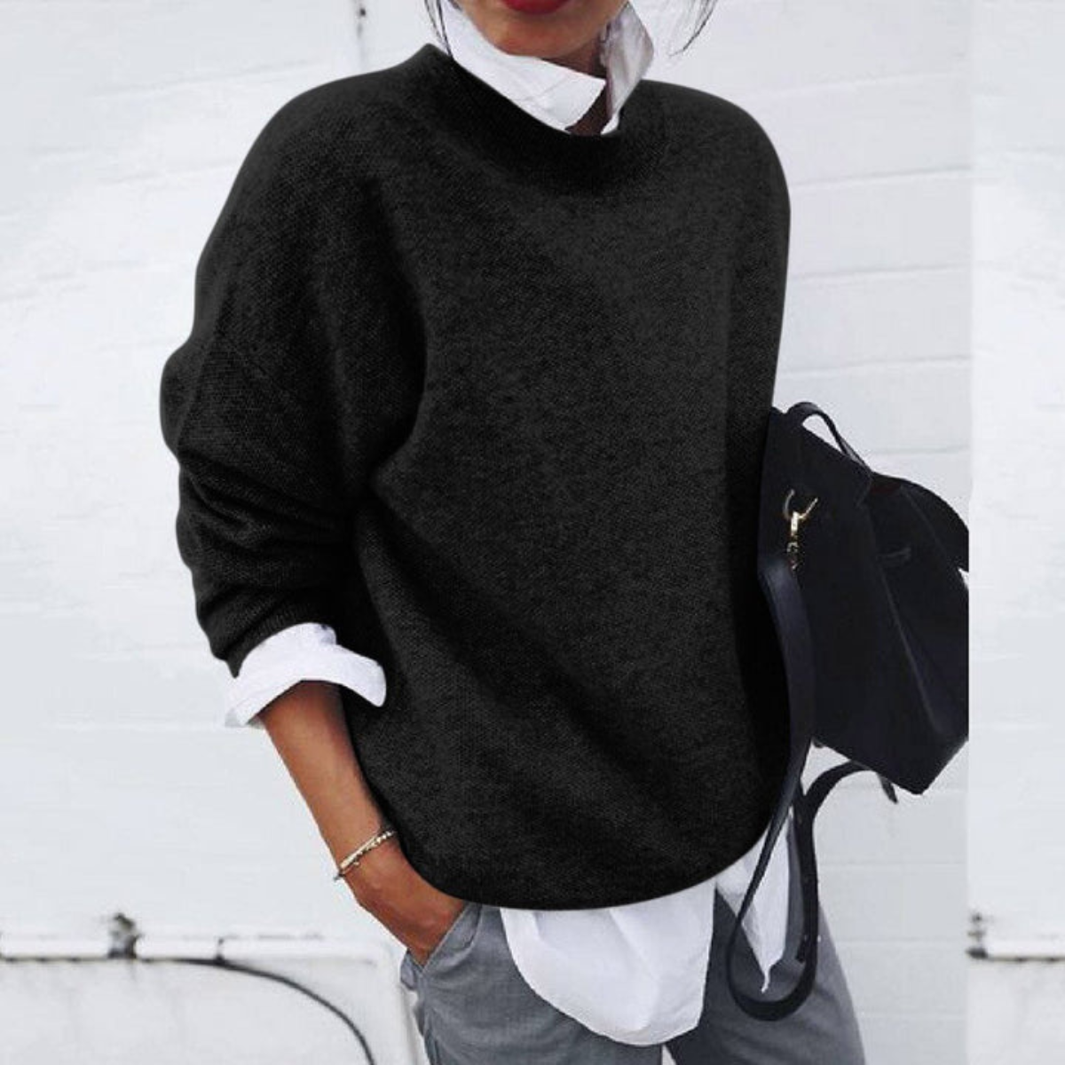 Women’s Crew Neck Sweater | Classic Fit