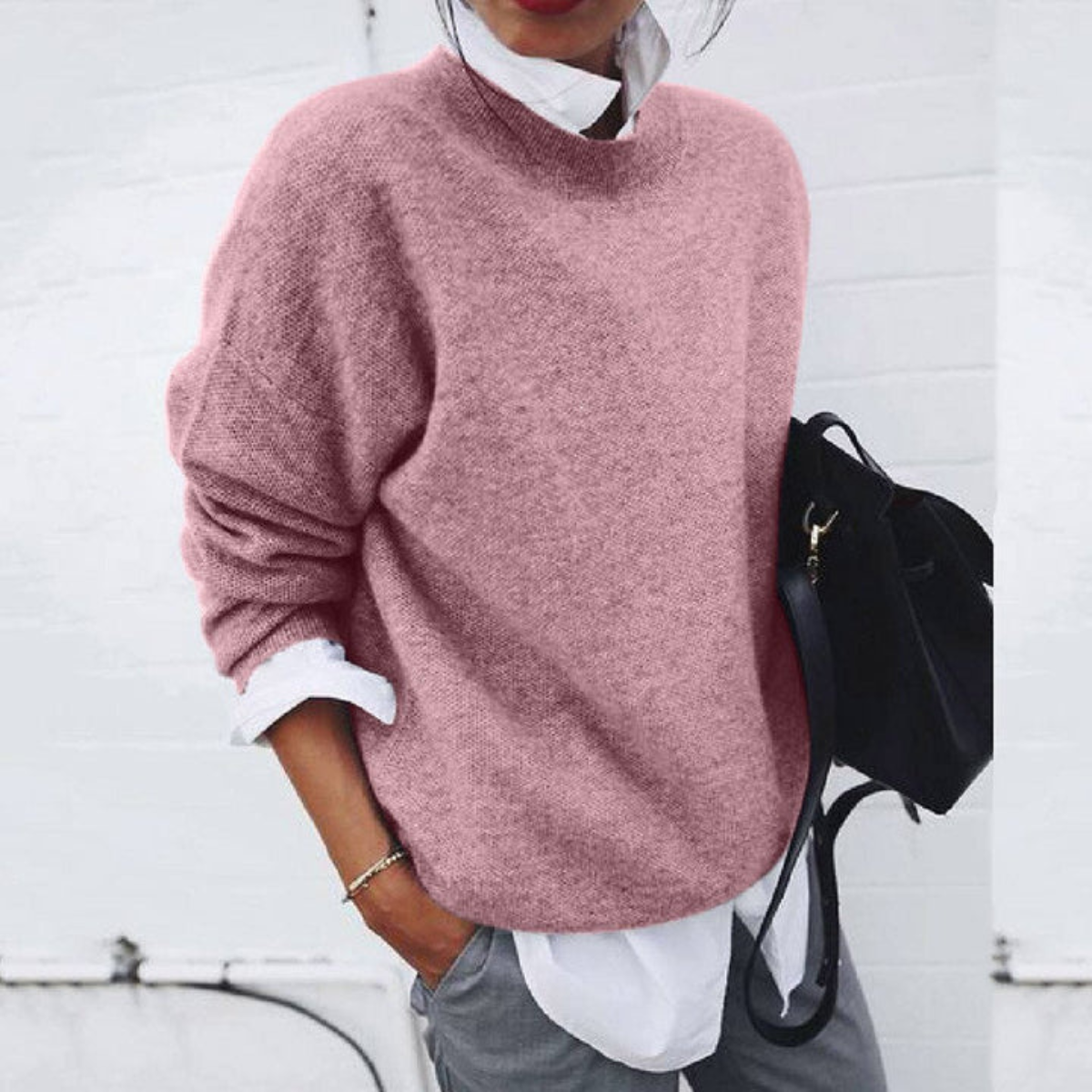 Women’s Crew Neck Sweater | Classic Fit