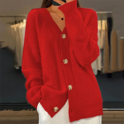 Women’s Soft Patern Cardigan | Long Sleeve