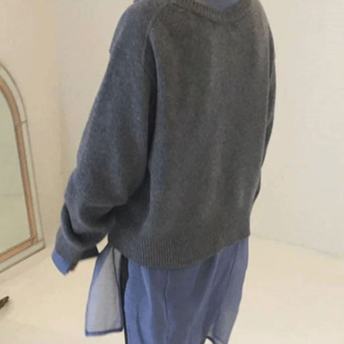 Women’s Elegant Sweater | Button-Up