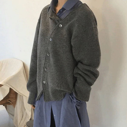 Women’s Elegant Sweater | Button-Up