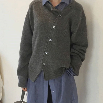 Women’s Elegant Sweater | Button-Up