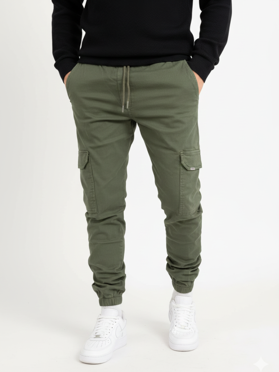 Men’s Casual Cargo Trousers | Utility Pockets