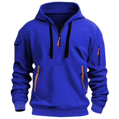 Men’s Zip Pocket Hoodie | Casual Fit