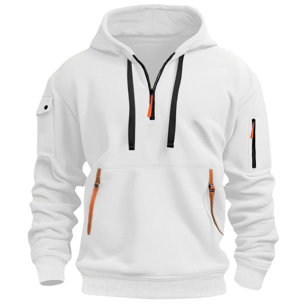 Men’s Zip Pocket Hoodie | Casual Fit