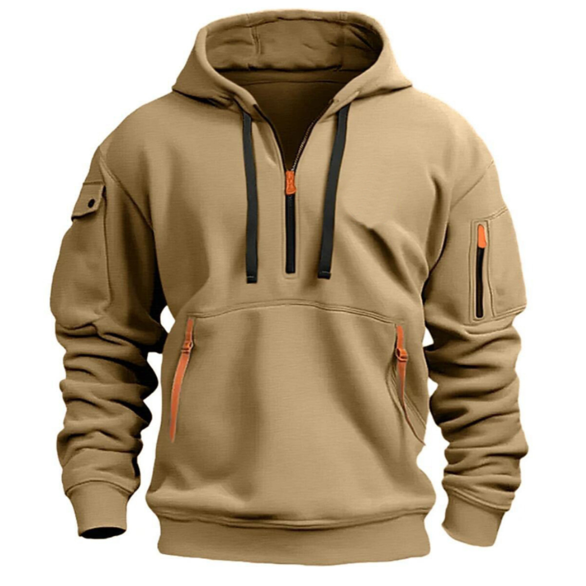 Men’s Zip Pocket Hoodie | Casual Fit