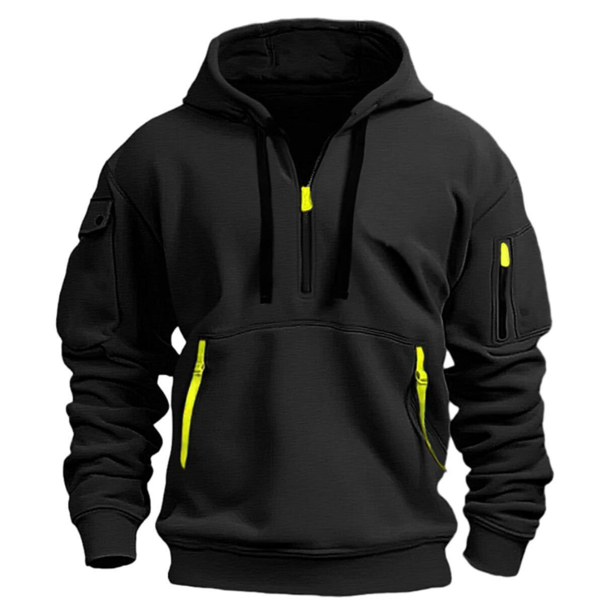 Men’s Zip Pocket Hoodie | Casual Fit