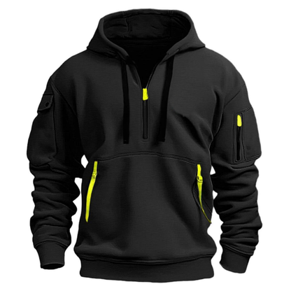 Men’s Zip Pocket Hoodie | Casual Fit