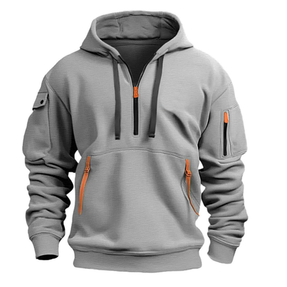Men’s Zip Pocket Hoodie | Casual Fit