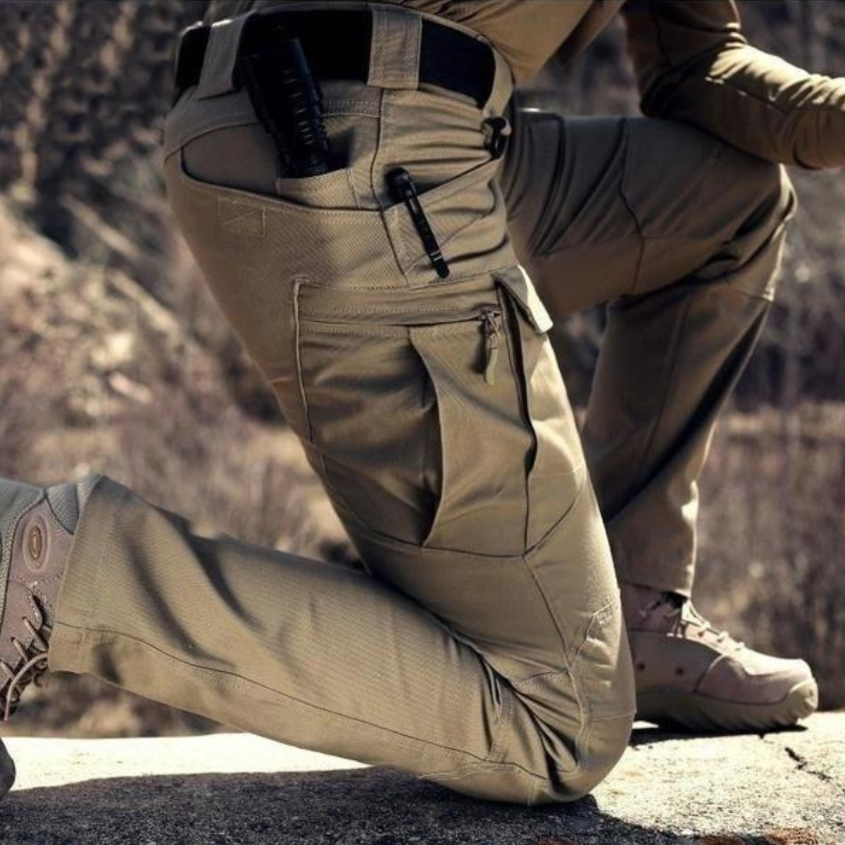 Men’s Tactical Cargo Trousers | Utility Pockets