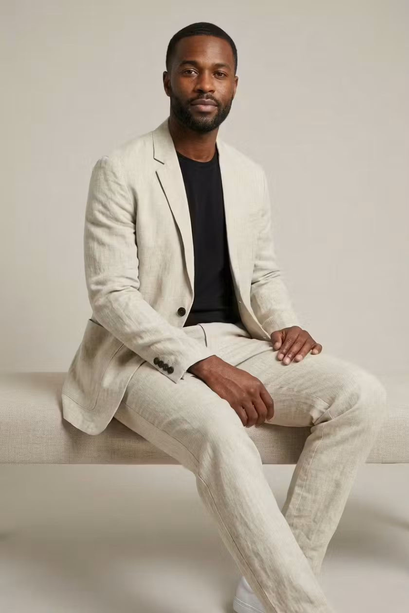 Men’s Relaxed Blazer Set | Two Piece