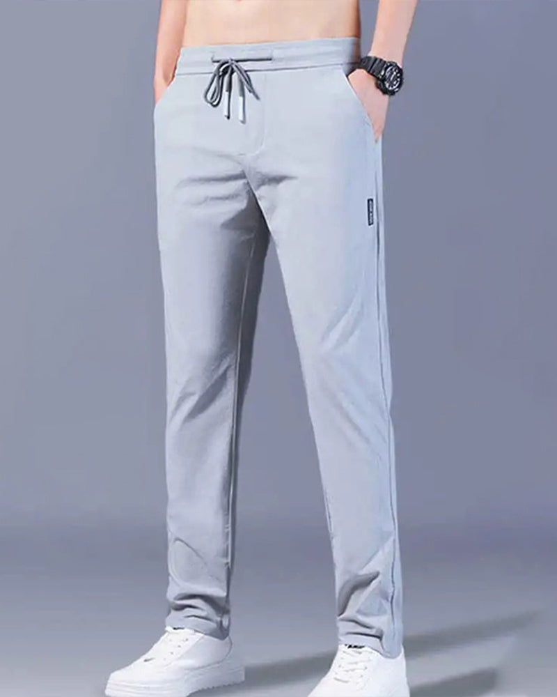 Trousers Men - Relaxed Elastic Waist Trousers