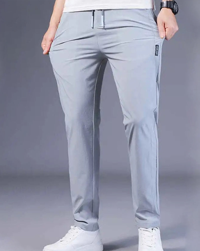 Trousers Men - Relaxed Elastic Waist Trousers