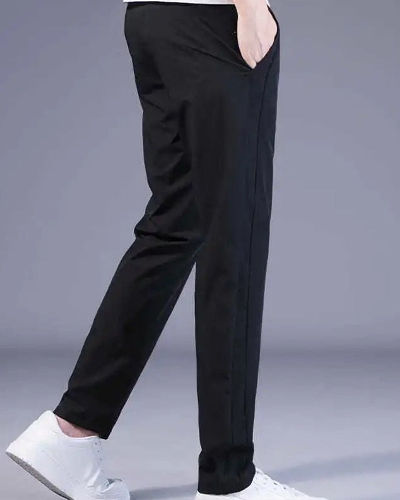 Trousers Men - Relaxed Elastic Waist Trousers
