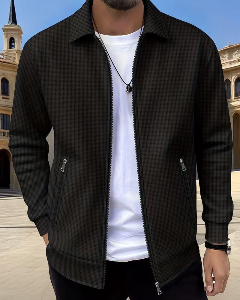 Gideon Classic Textured Athletic Jacket for Men