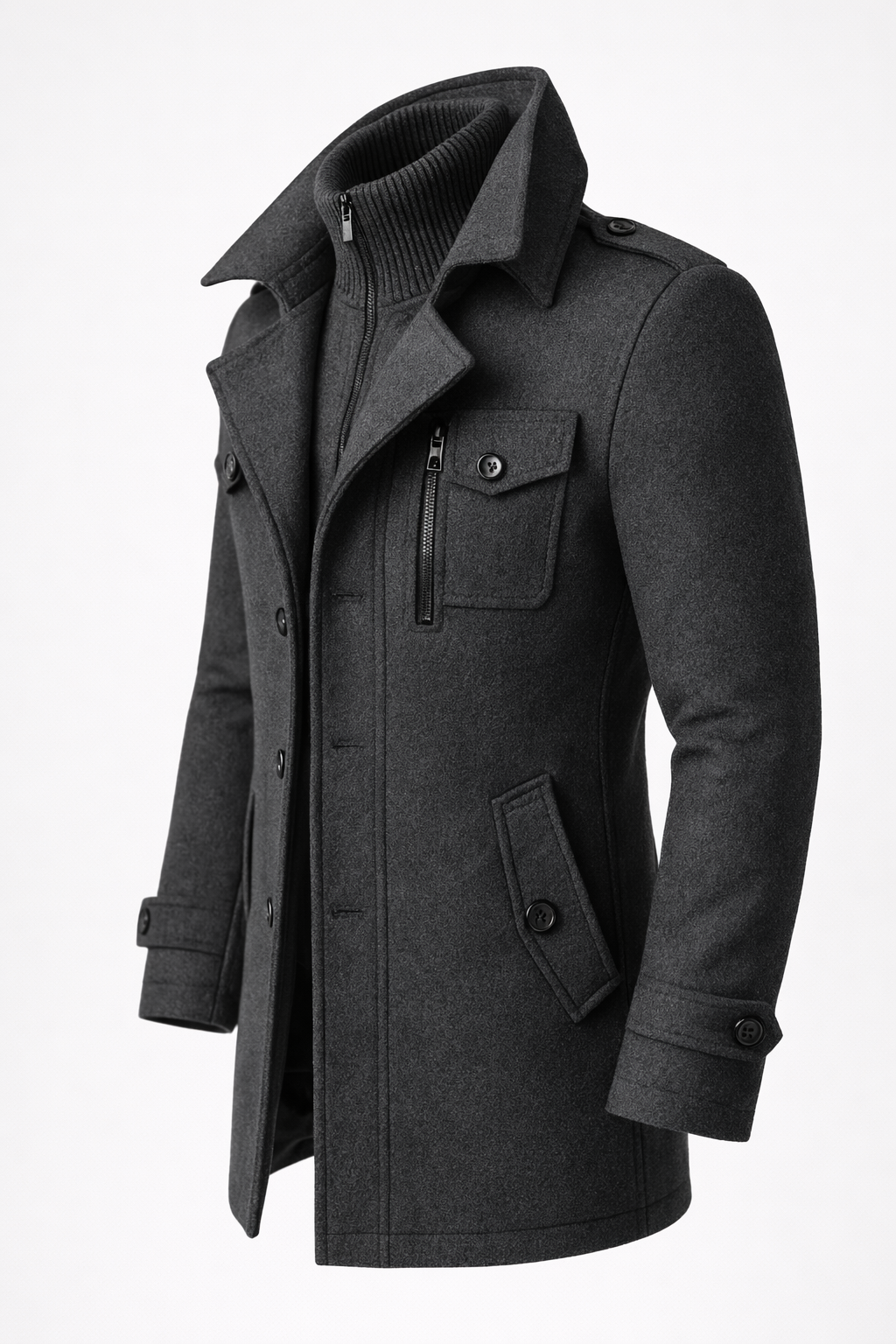 FRESH LABEL | Marcus Wollen Overjas