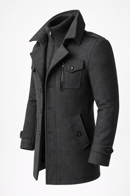 FRESH LABEL | Marcus Wollen Overjas