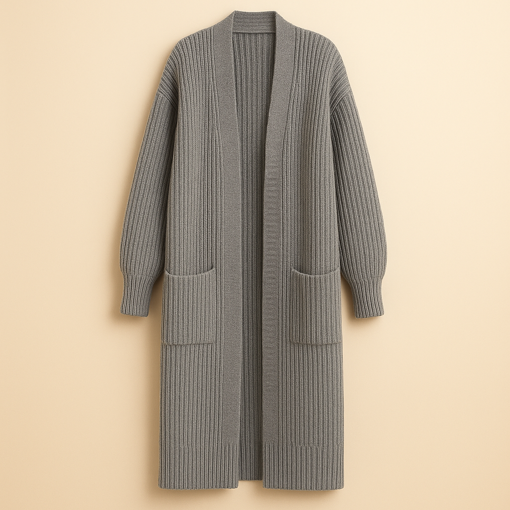Fresh Label | Noor Lang Gebreid Vest