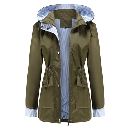 Women's Hooded Waterproof Jacket - Marisenne