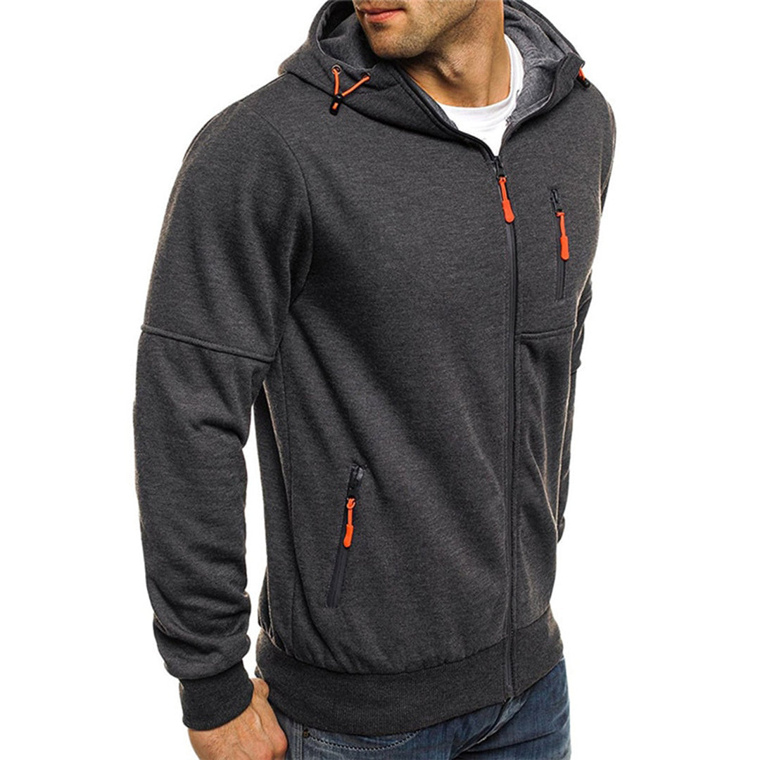 Karl | Casual Men's Zip-Up Hoodie