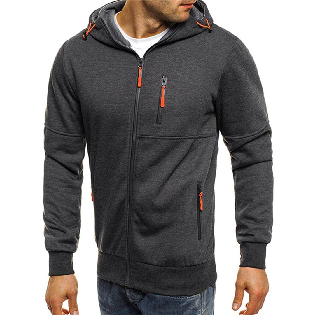 Karl | Casual Men's Zip-Up Hoodie