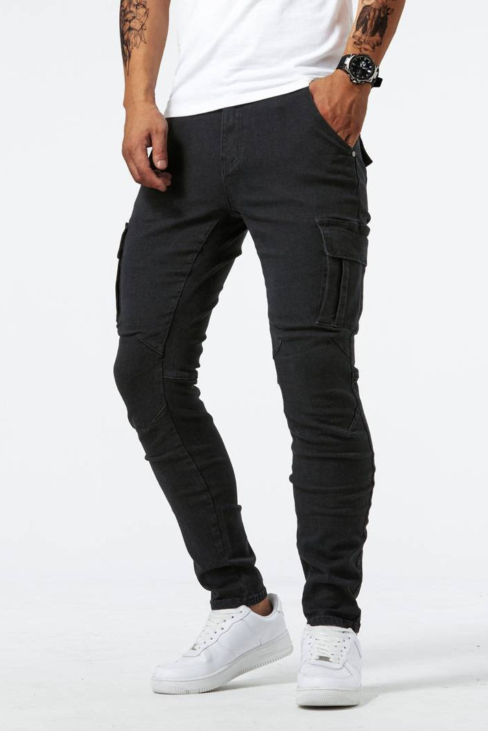 Trousers Men - Slim Fit Street Trend Cargo Trousers