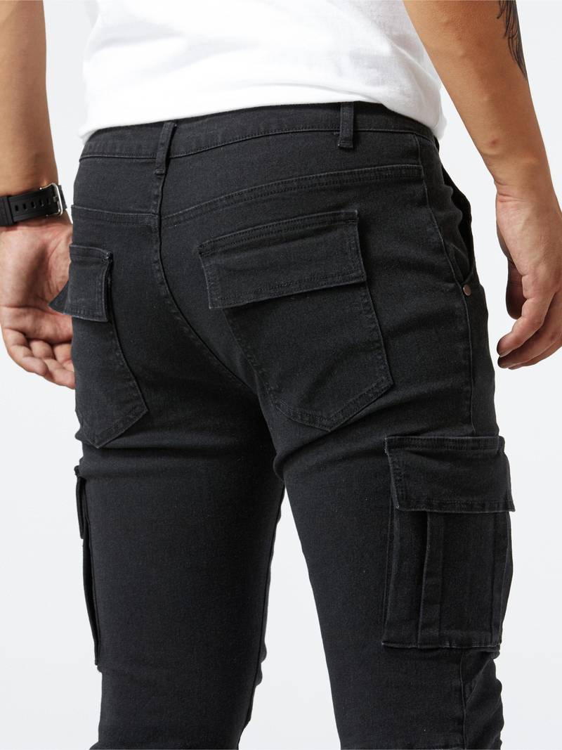 Trousers Men - Slim Fit Street Trend Cargo Trousers