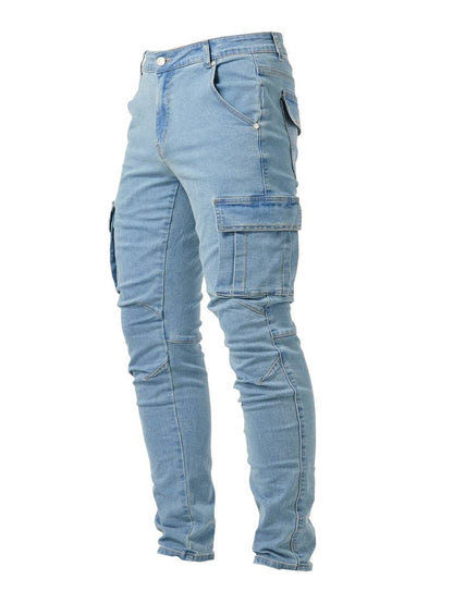 Trousers Men - Slim Fit Street Trend Cargo Trousers