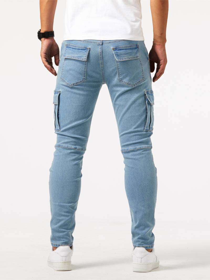Trousers Men - Slim Fit Street Trend Cargo Trousers