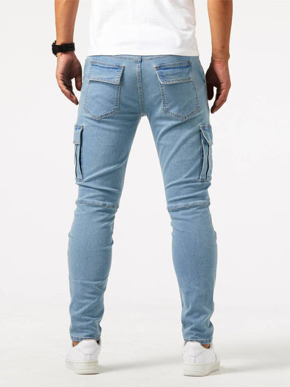 Trousers Men - Slim Fit Street Trend Cargo Trousers