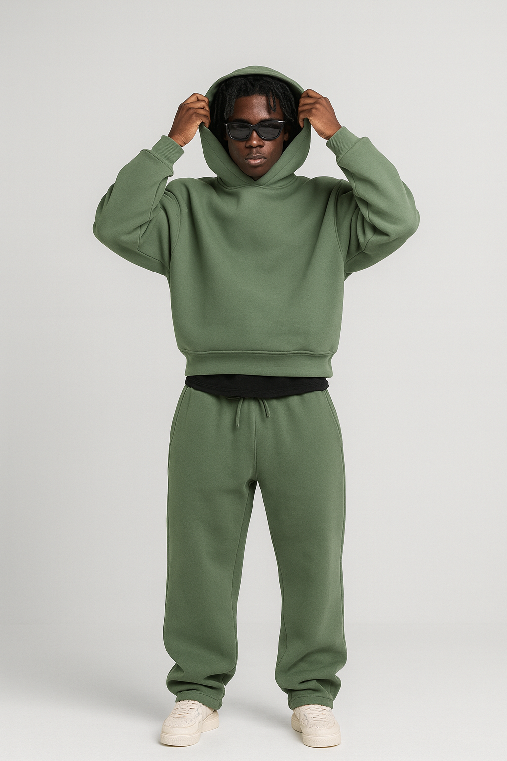 Set Men - Cotton Hoodie Joggers Outfit