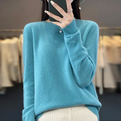 Sweater Women - Cashmere Knit Warm Sweater