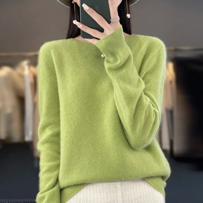 Sweater Women - Cashmere Knit Warm Sweater
