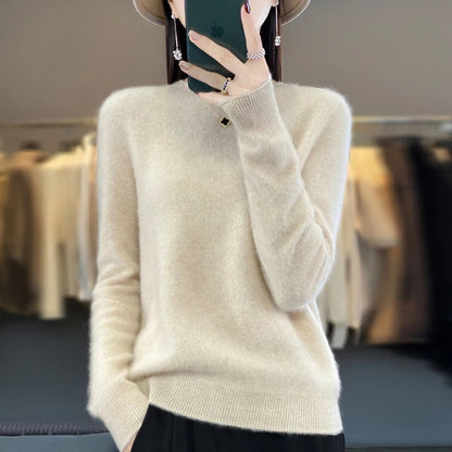 Sweater Women - Cashmere Knit Warm Sweater