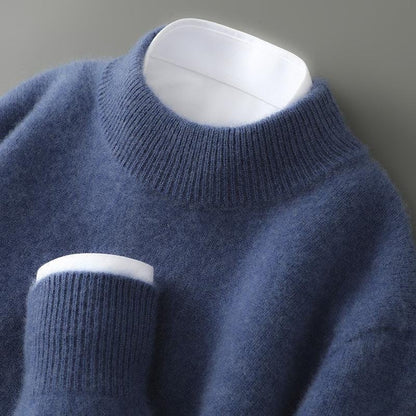 Elegant Cashmere Pullover – Crew or V-Neck