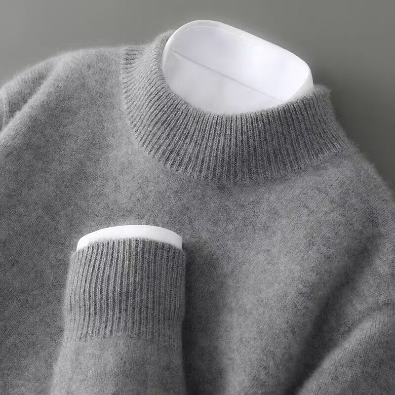 Elegant Cashmere Pullover – Crew or V-Neck