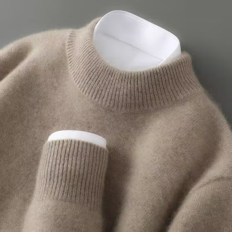 Elegant Cashmere Pullover – Crew or V-Neck