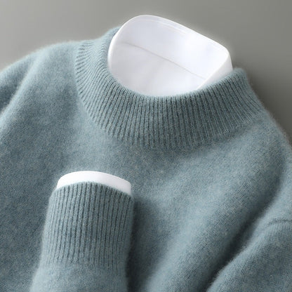 Elegant Cashmere Pullover – Crew or V-Neck