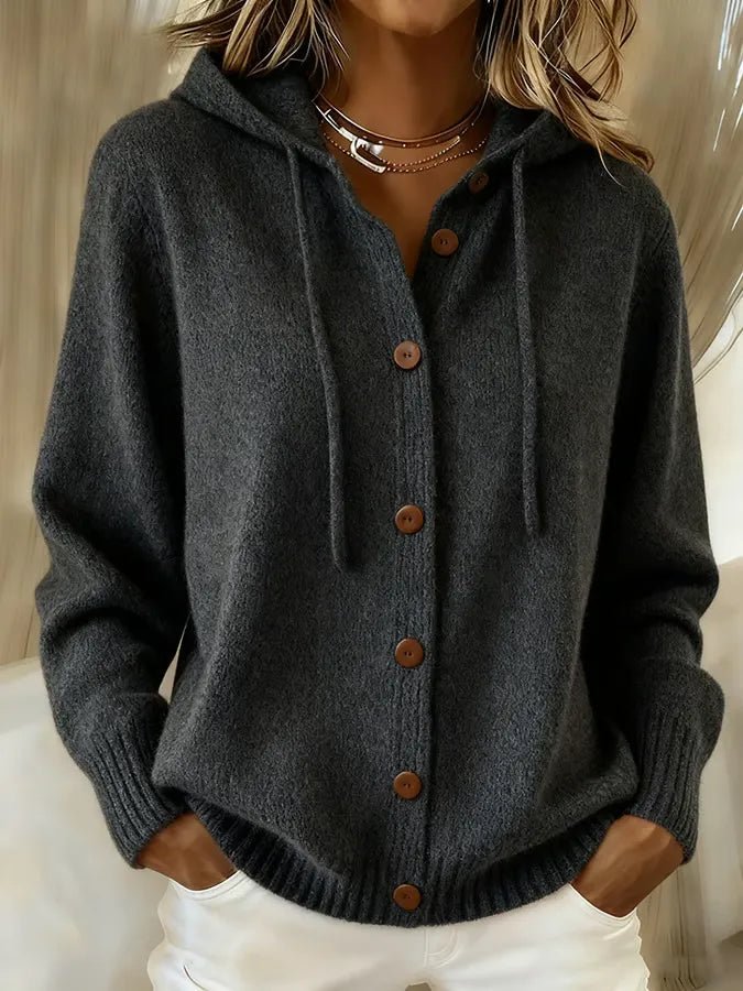 Lorayne | Cozy Button Cardigan