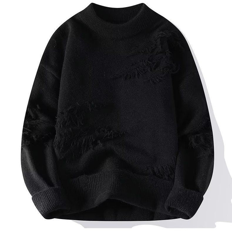 FRESH LABEL | Ripped Edge Sweater