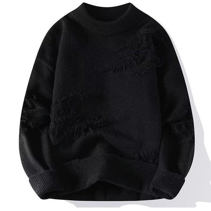 FRESH LABEL | Ripped Edge Sweater