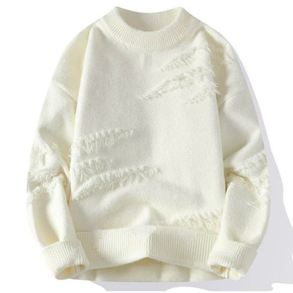 FRESH LABEL | Ripped Edge Sweater