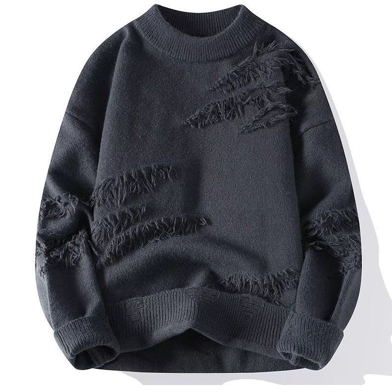 FRESH LABEL | Ripped Edge Sweater